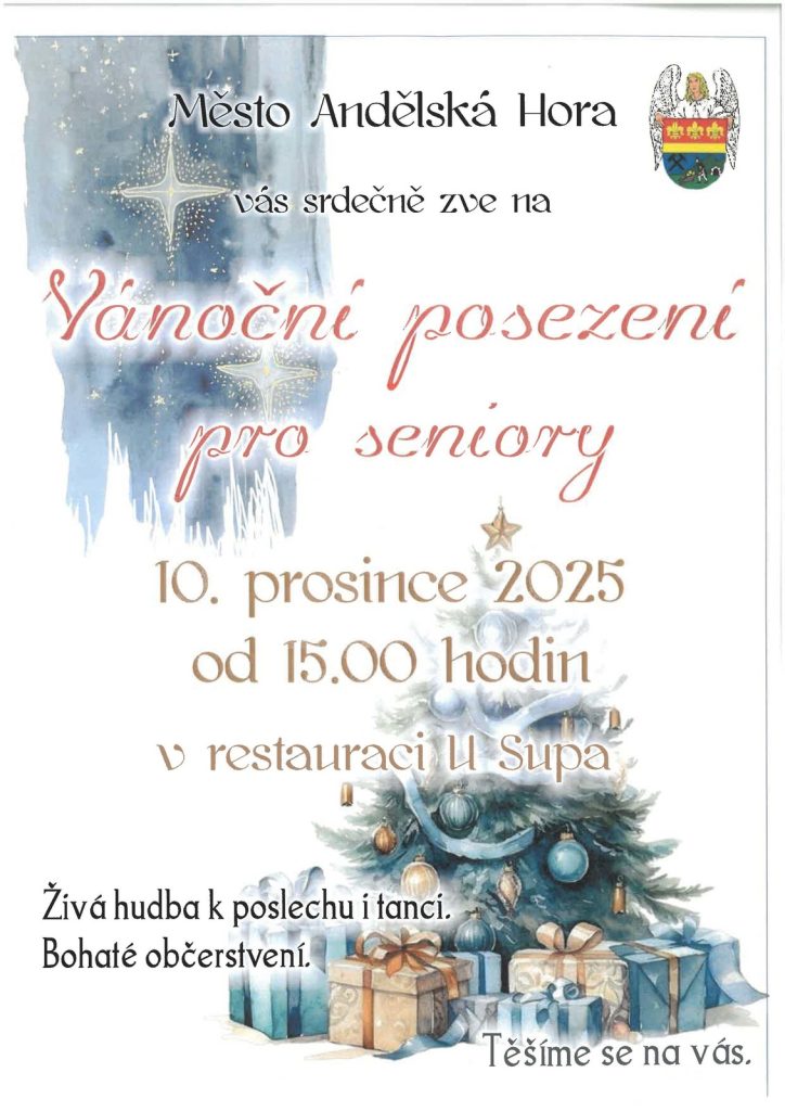 vánoční posezení pro seniory